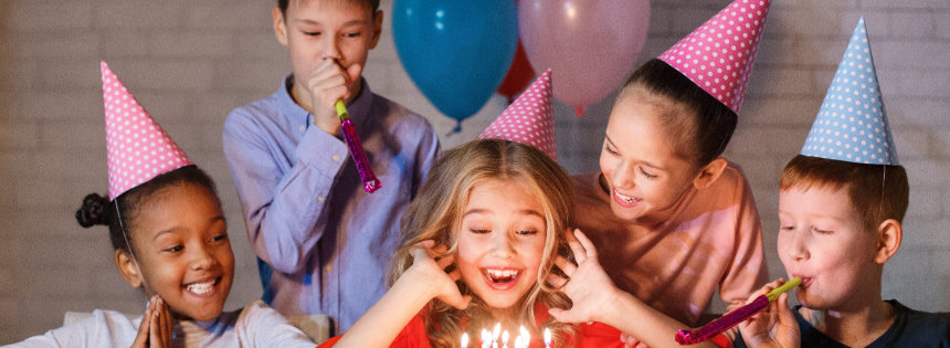 kids enjoying birthday party