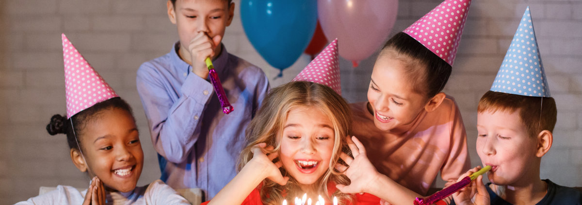 kids enjoying birthday party